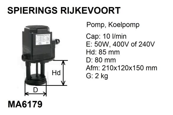 Pomp koelpomp  draaibank zaagmachine freesbank vloeistofpomp, Niet ingevuld, Niet ingevuld, Nieuw, Ophalen of Verzenden