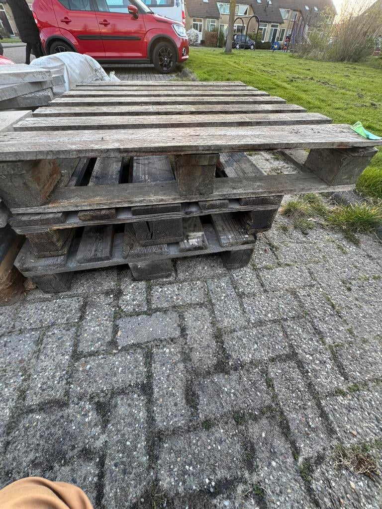 Pallet gratis te meenemen, Doe-het-zelf en Verbouw, Hout en Planken, Ophalen, Zo goed als nieuw, 50 mm of meer, Minder dan 200 cm