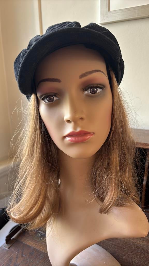 Haarband van echt haar voor onder muts/pet (bij chemo), Ophalen of Verzenden, Zo goed als nieuw, Pruik of Haarverlenging