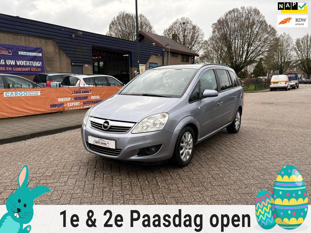 Opel Zafira 1.8 Temptation 7p 2X SLEUTEL + BOEKJES!, Voorwielaandrijving, Gebruikt, 4 cilinders, 750 kg
