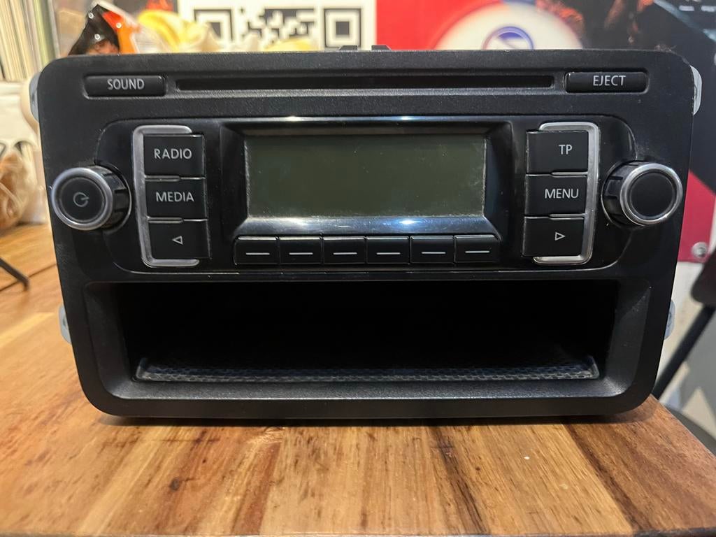 VW Radio/CD Speler voor Polo, Golf, Transporter, Audi, Skoda, Auto diversen, Autoradio's, Ophalen of Verzenden, Gebruikt