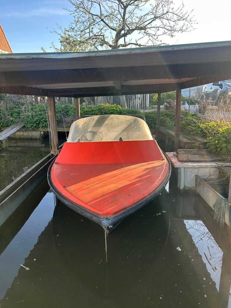 Speedboot / tourboot met 20 pk mariner te koop (opknapper)!, Watersport en Boten, Speedboten, Ophalen, Gebruikt, Minder dan 70 pk