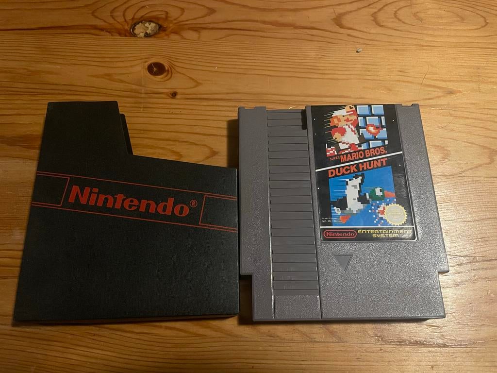 Super Mario Bros + Duck Hunt NES - MH - FRA Made in Japan, Gebruikt, 2 spelers, Ophalen of Verzenden, Vanaf 3 jaar