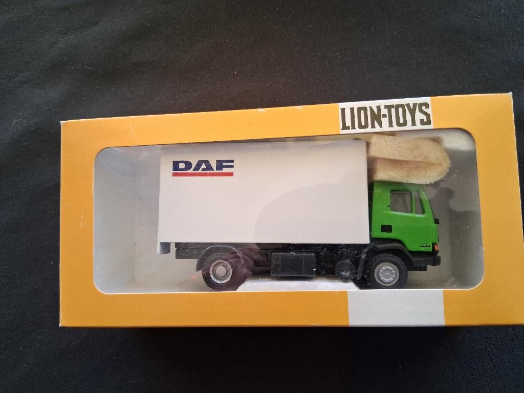 DAF 45 groen bakwagen kort chassis, Hobby en Vrije tijd, Modelauto's | 1:50, Ophalen of Verzenden, Zo goed als nieuw, Bus of Vrachtwagen
