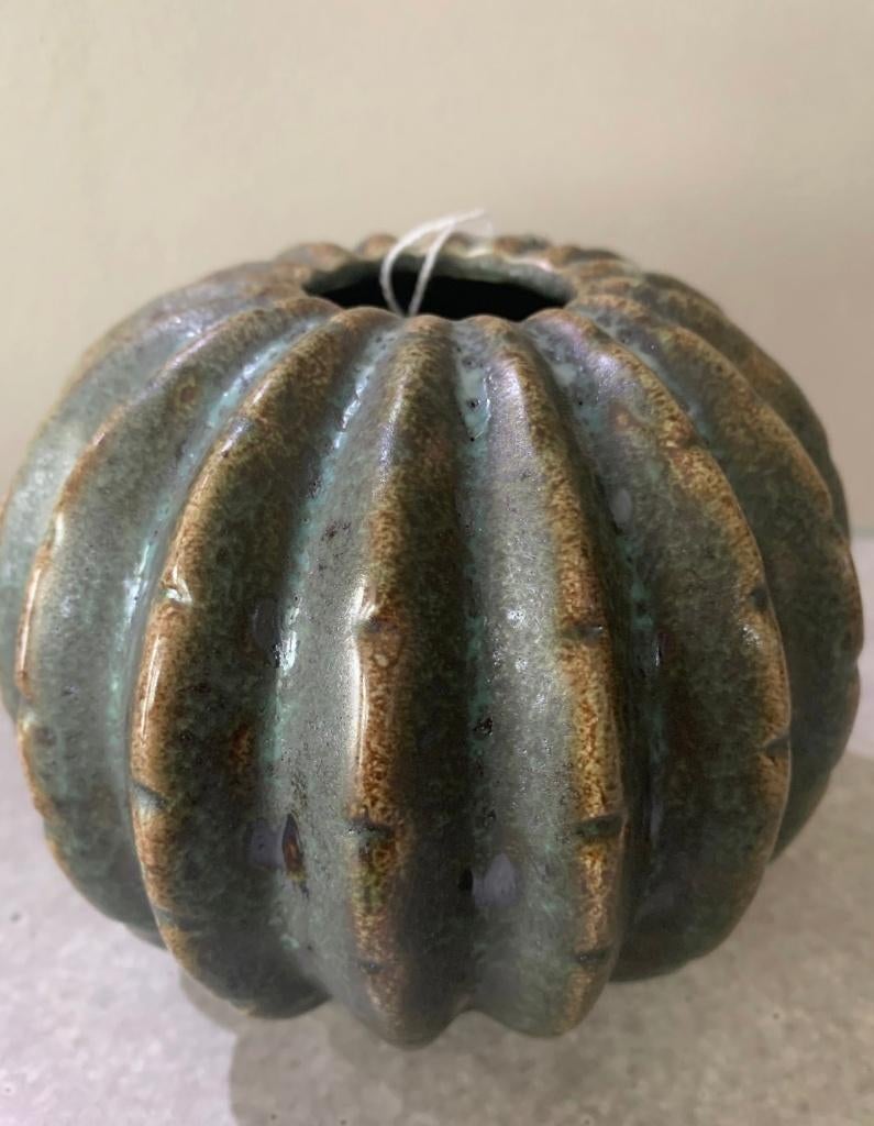 H. Skjalm P vase kansas green nieuw Scandinavisch, Overige kleuren, Aardewerk of Porselein, Nieuw, Ophalen of Verzenden