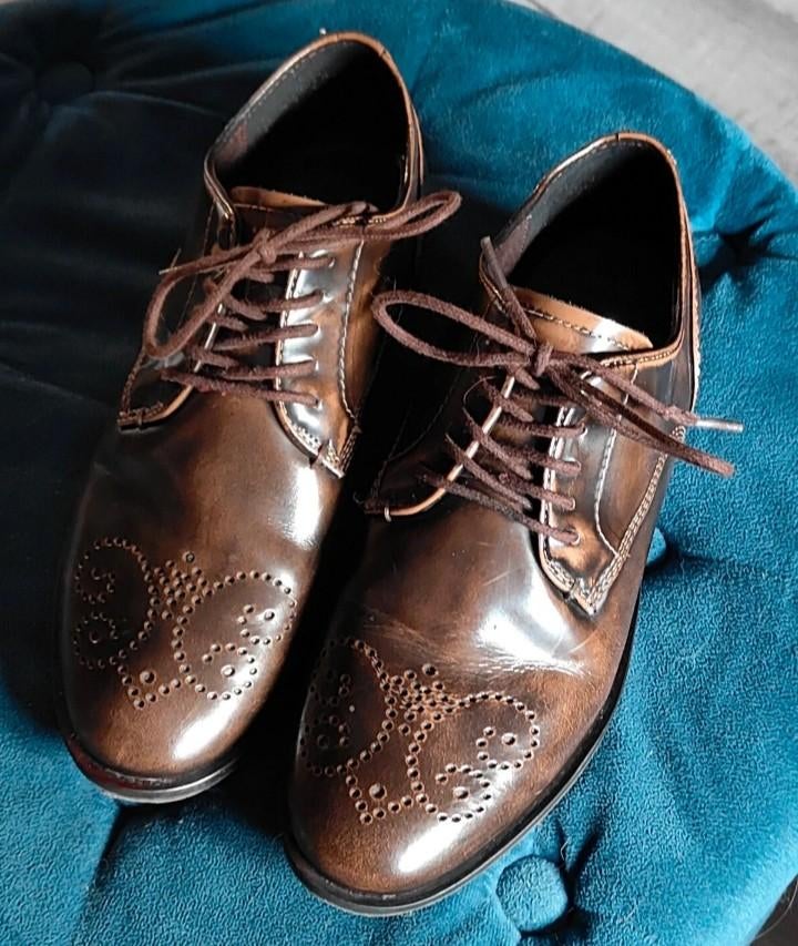 Bruin leren veterschoenen SPM Shoes & Boots maat 36, Kleding | Dames, Schoenen, Ophalen of Verzenden, Zo goed als nieuw, Bruin