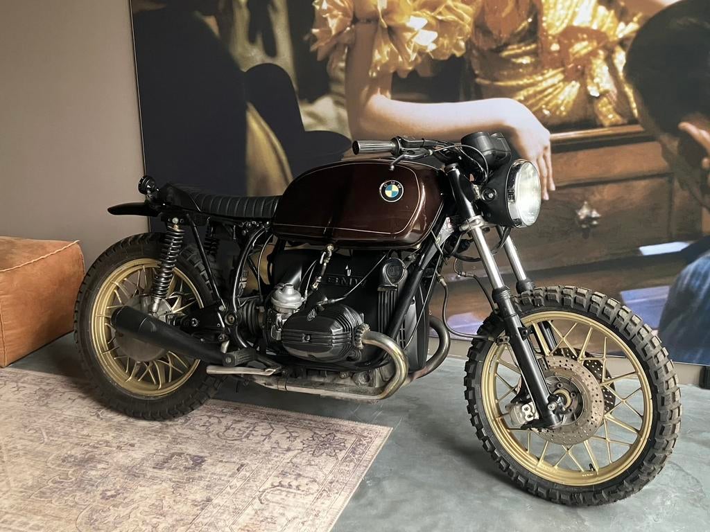 BMW R100RS caferacer scrambler R100 cafe racer, 2 cilinders, Motorrijbewijs A, Sportuitlaat, Particulier