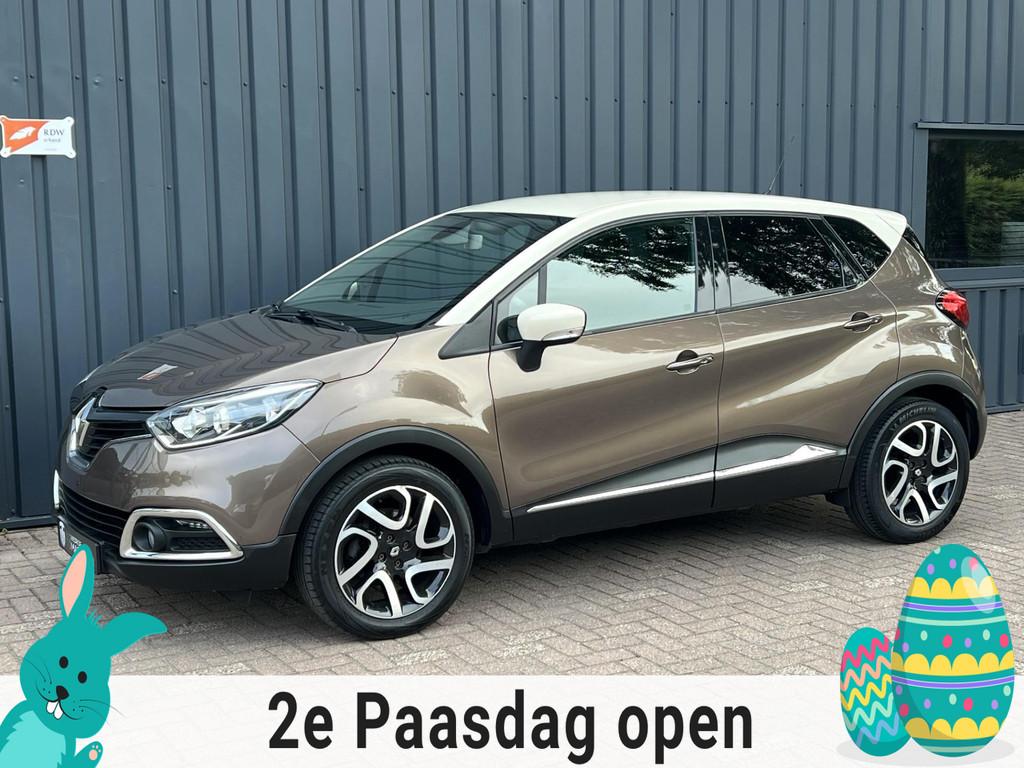 Renault Captur 1.2 TCe Dynamique AUTOMAAT!/CLIMA!/NAVIGATIE!, Stof, Zwart, 4 cilinders, Bruin