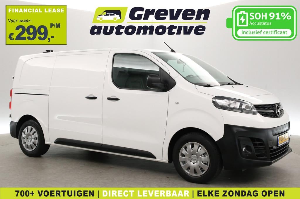 Opel Vivaro-e L2H1 Edition 75 kWh | SOH 91% | Snelladen | Ai, Auto's, Bestelauto's, 136 pk, Gebruikt, Wit, Origineel Nederlands