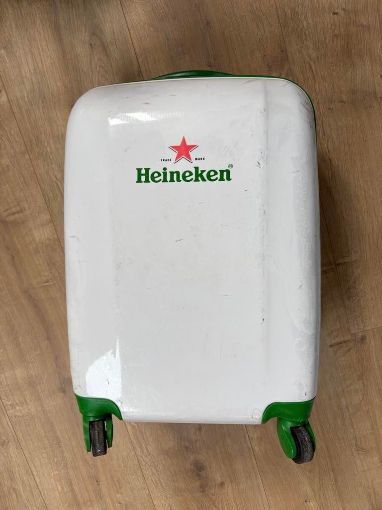 Heineken handbagage koffer, Ophalen, 50 tot 60 cm, Hard kunststof, Slot