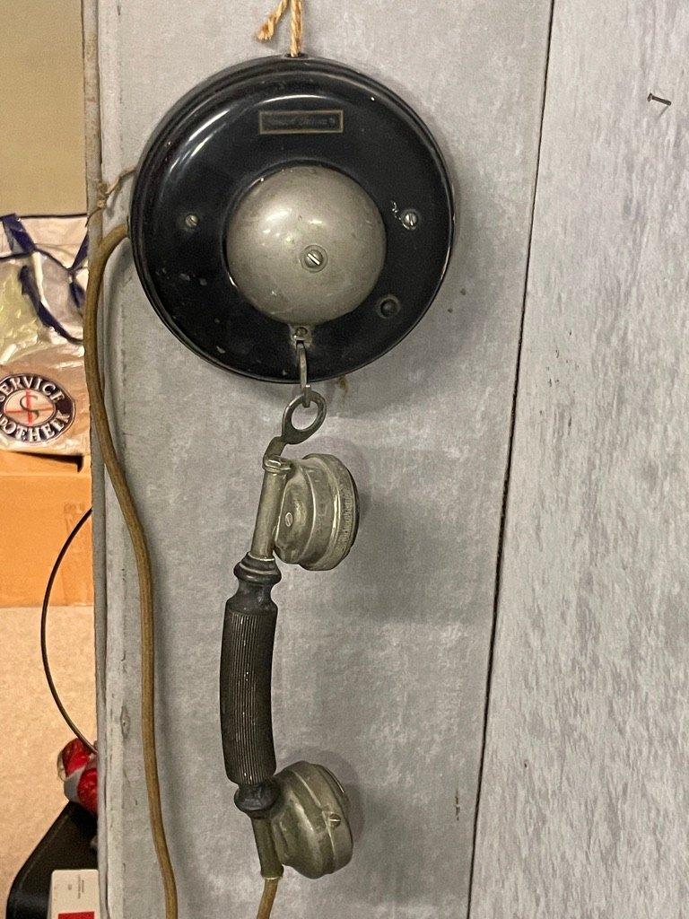 Oude antieke telefoon 1920s Standard Electrica, intercom, Telecommunicatie, Ophalen of Verzenden, Gebruikt, Met draaischijf