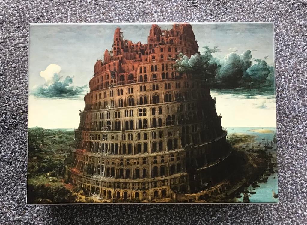 Puzzel Pieter Bruegel Toren van Babel Bekking & Blitz, Ophalen of Verzenden, 500 t/m 1500 stukjes, Gebruikt, Legpuzzel
