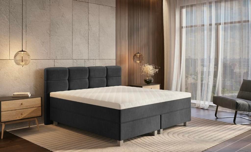 NIEUWE Boxspring 180x200 (nog in doos) – van €1988 → NU €699, Ophalen, Nieuw, Tweepersoons