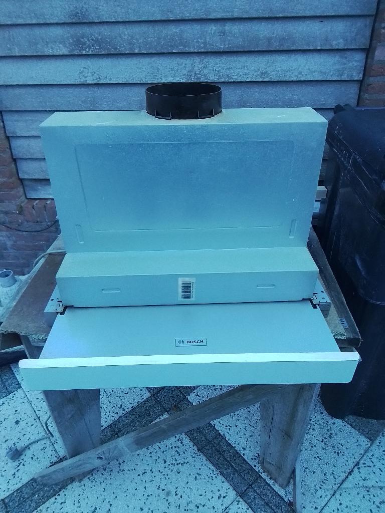 bosch afzuigkap 60 cm, Ophalen, Gebruikt, Vlakschermkap, Motor