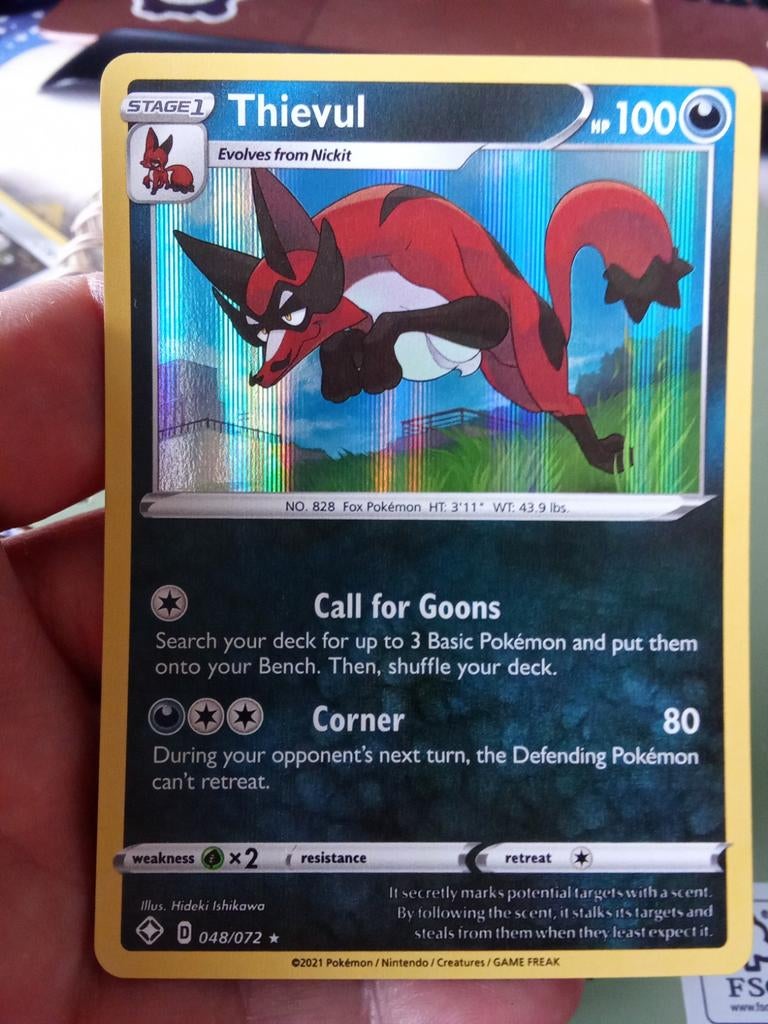 Thievul 048/072 Rare Holo, Verzenden, Zo goed als nieuw