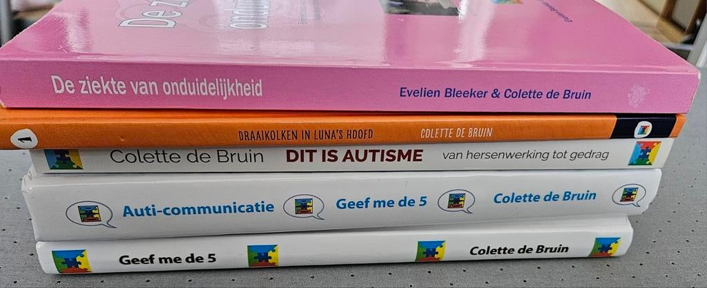 Geef me de 5 pakket 8Colette de Bruin Autisme & Communicatie, Boeken, Ophalen, Nieuw, HBO, Gamma
