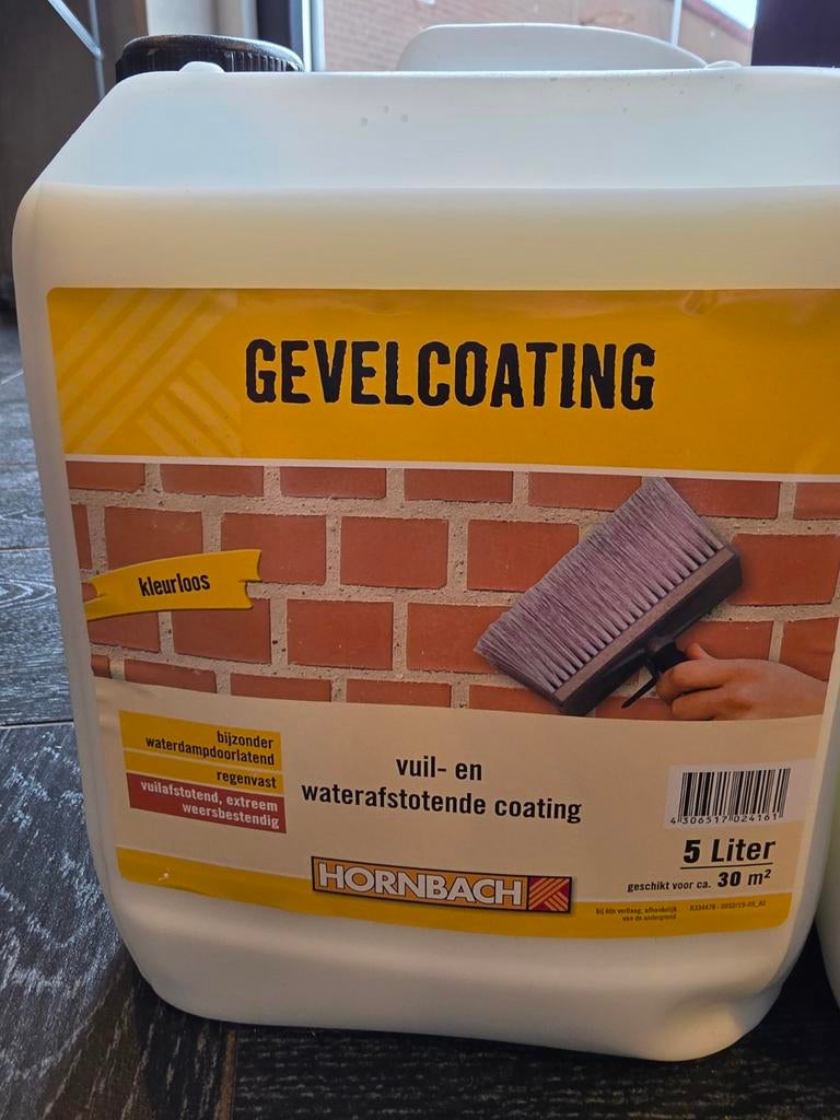 HORNBACH Gevelcoating 5 liter kleurloos, Ophalen of Verzenden