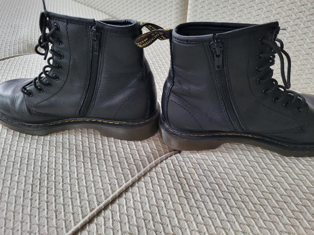 Zwarte Dr. Martens laarzen mt 36, Ophalen of Verzenden, Zo goed als nieuw, Zwart
