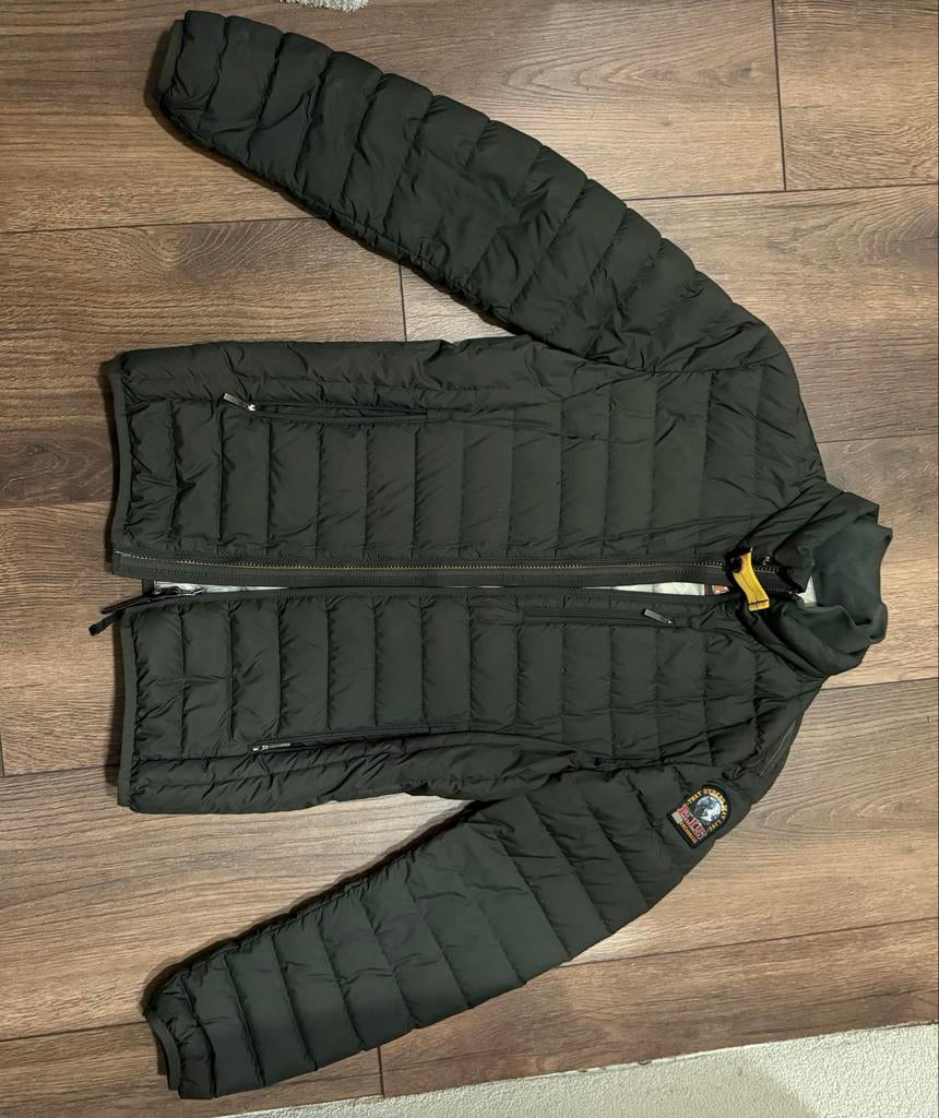 Parajumpers Ugo donsjack - Donkergroen - Maat XS, Ophalen of Verzenden, Zo goed als nieuw, Maat 46 (S) of kleiner, Groen