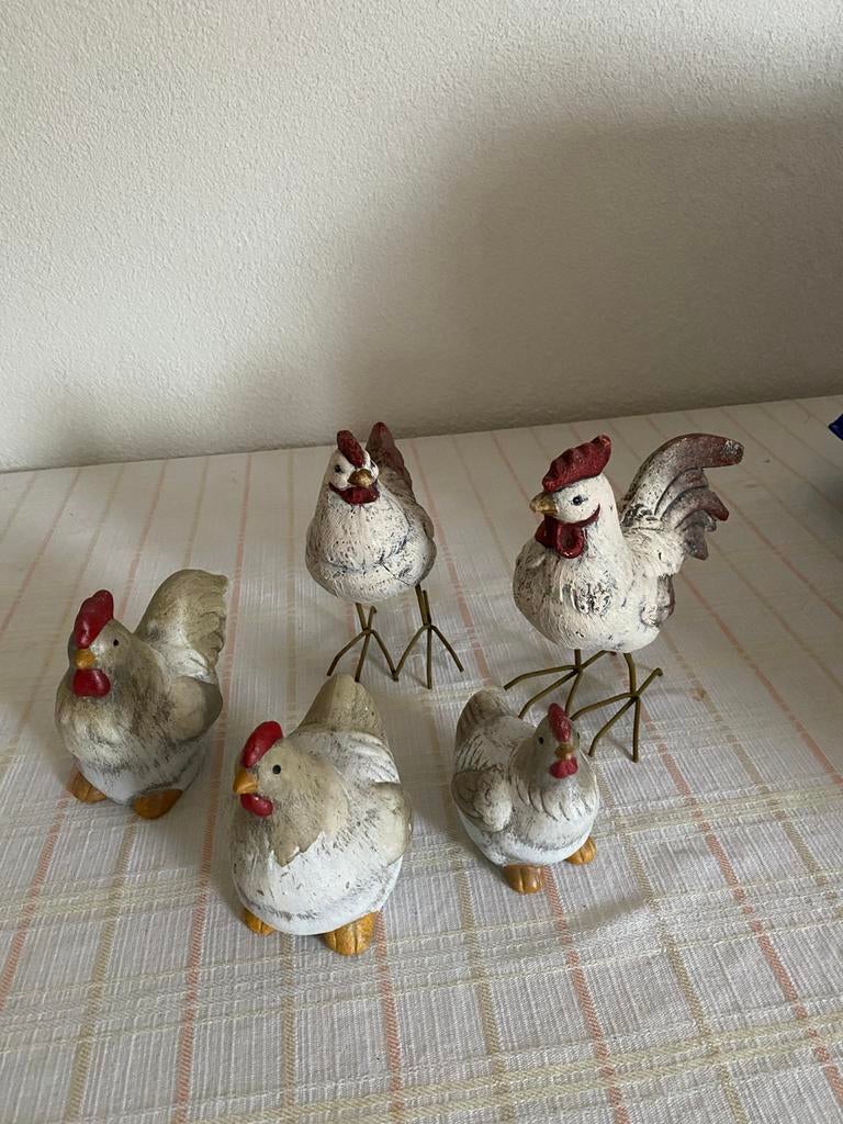 Kippen beelden, Verzamelen, Beelden en Beeldjes, Ophalen of Verzenden, Zo goed als nieuw