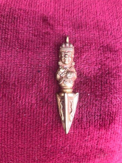 phurba/ vajrakila, amulet-hanger, Tibet, Ophalen of Verzenden