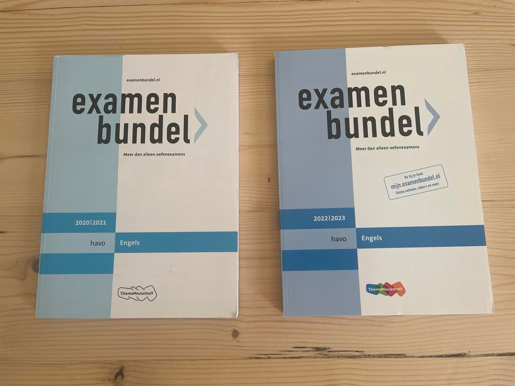 Examenbundel havo Engels 2020/2021 en 2022/2023, Ophalen of Verzenden, Alpha, Gelezen, HBO