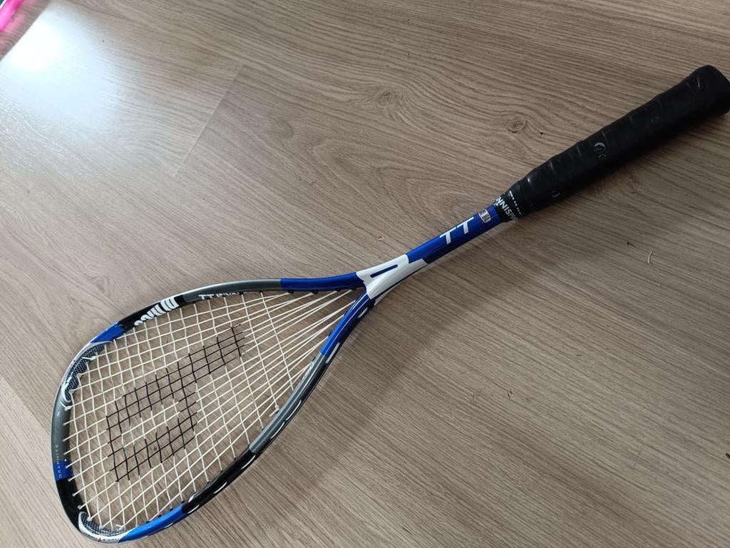 Prince tt invader 160 titanium squashracket, Gebruikt, Ophalen of Verzenden, Racket