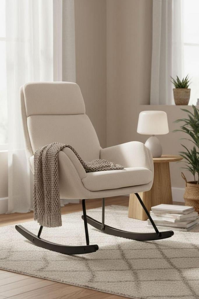 Opzoek naar een schommel of fauteuil stoel, Ophalen of Verzenden, 50 tot 75 cm