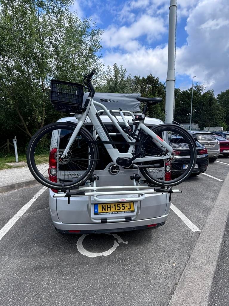 Fietsendrager Fabbri voor achterklep, Nieuw, 2 fietsen, Elektrische fiets, Achterklepdrager