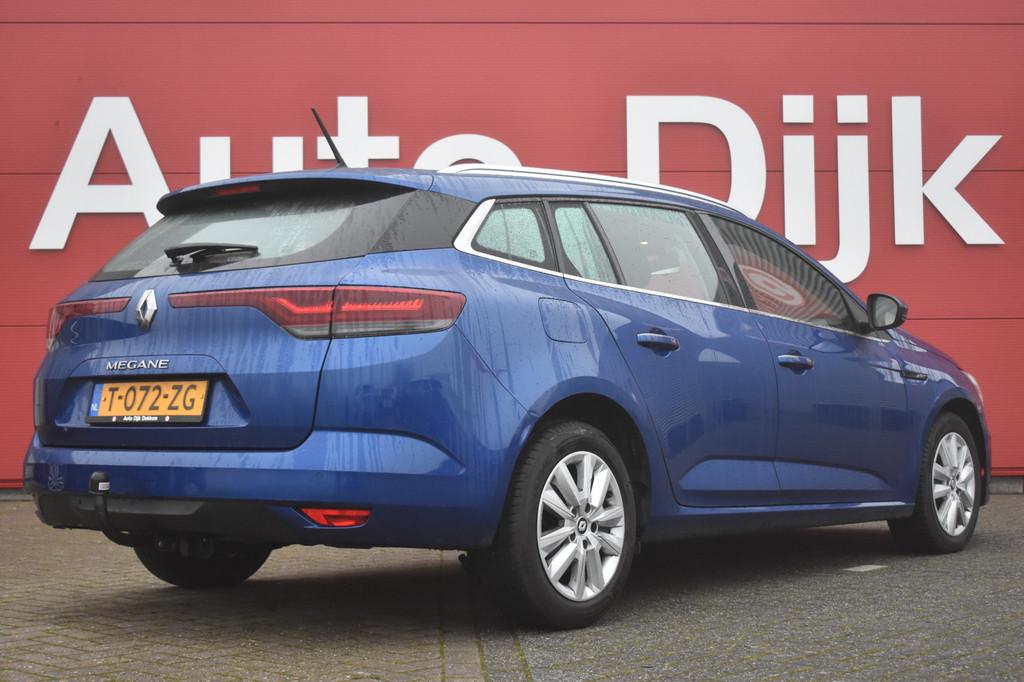 Renault Mégane Estate 1.3 TCe 140 Equilibre LED | Carplay |, Voorwielaandrijving, Stof, 4 cilinders, Blauw