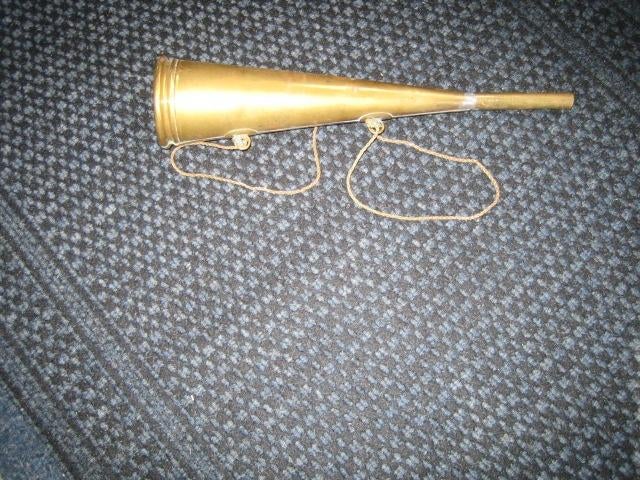 Mooie Koperen Scheepstoeter, Ophalen of Verzenden, Koper