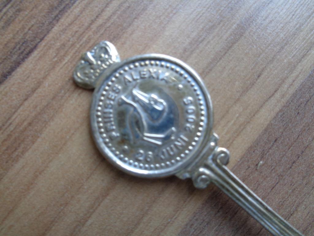lepeltje geboorte prinses ALEXIA 26 JUNI 2005, Verzamelen, Koninklijk Huis en Royalty, Ophalen of Verzenden, Speld(je) of Lepel(tje)