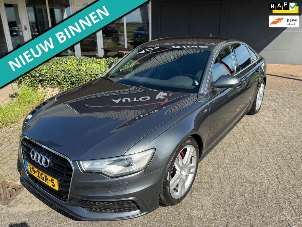 Audi A6 Limousine 2.0 TFSI S-LINE NL/AUT/ECC/CRUISE/NAV/LED, Euro 5, Gebruikt, Zwart, 4 cilinders