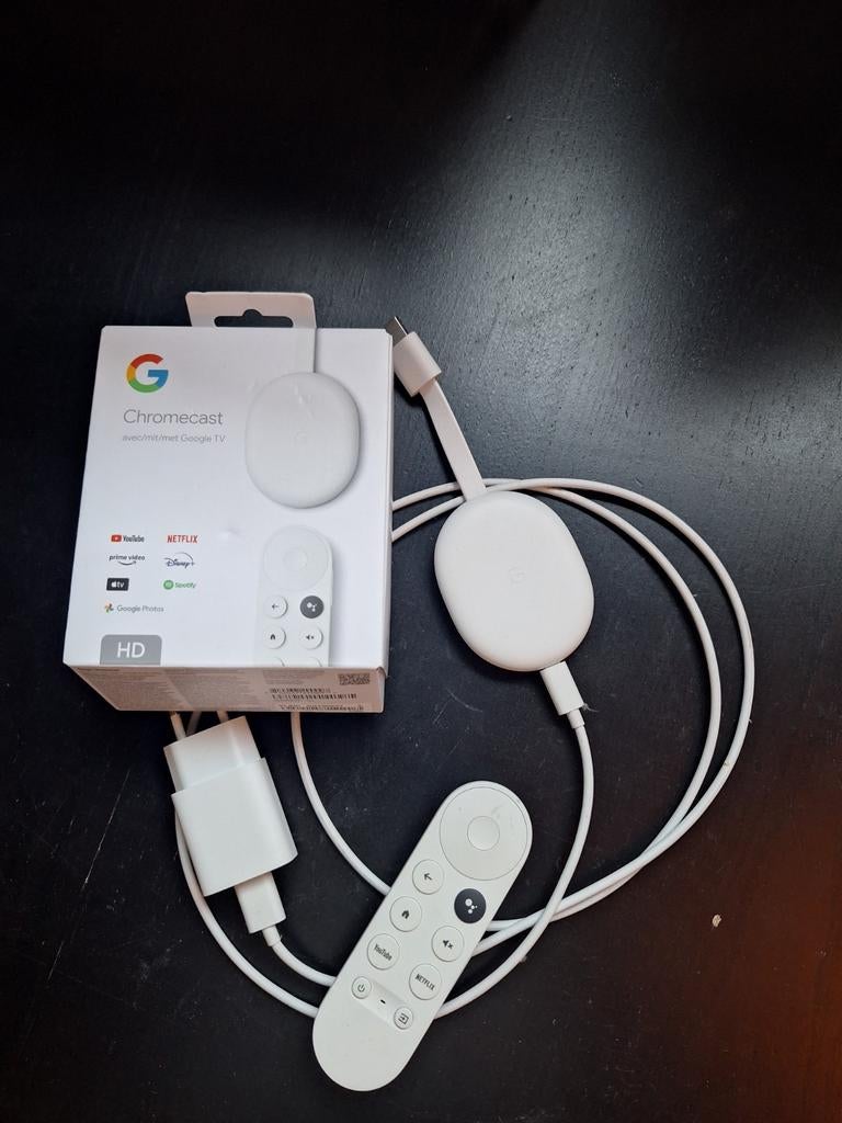 Google Chromecast met Google TV (HD), Ophalen of Verzenden, Zo goed als nieuw, HDMI