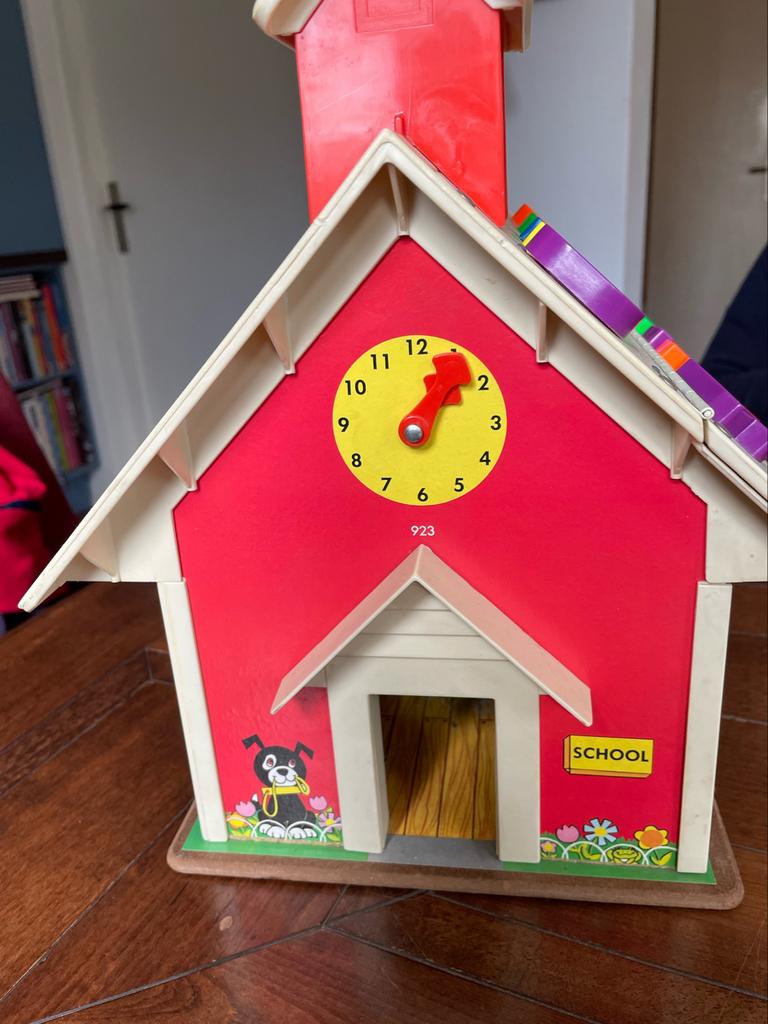 Fisher-Price Schoolhuisje, Ophalen of Verzenden, Gebruikt, Speelset, Met geluid