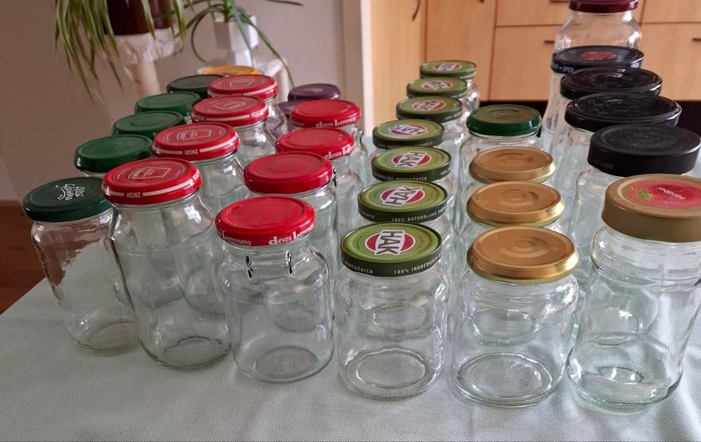 Glazen potjes met deksel 35 stuks, Ophalen, Overige typen