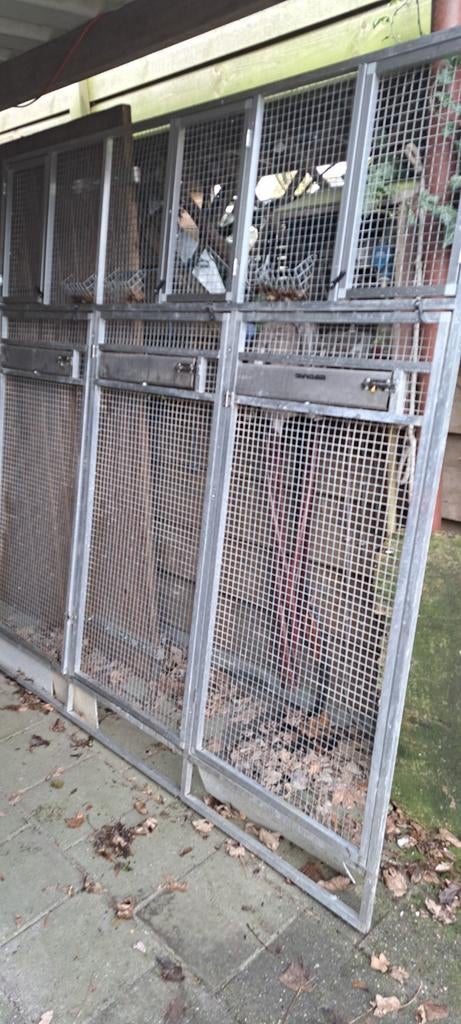 3 deurs paneel, Ophalen of Verzenden, Aluminium, Volière