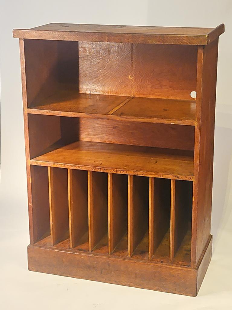 Vintage Houten Audio Meubel / LP Kast - Robuust en Stijlvol, Huis en Inrichting, Kasten | Overige, D, Gebruikt, Ophalen of Verzenden