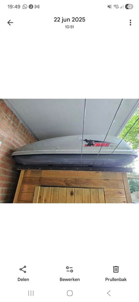 Dakkoffer, Auto diversen, Ophalen, Zo goed als nieuw