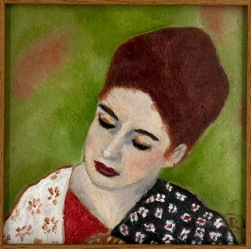 Portret vrouw Mira miniatuur, Ophalen of Verzenden