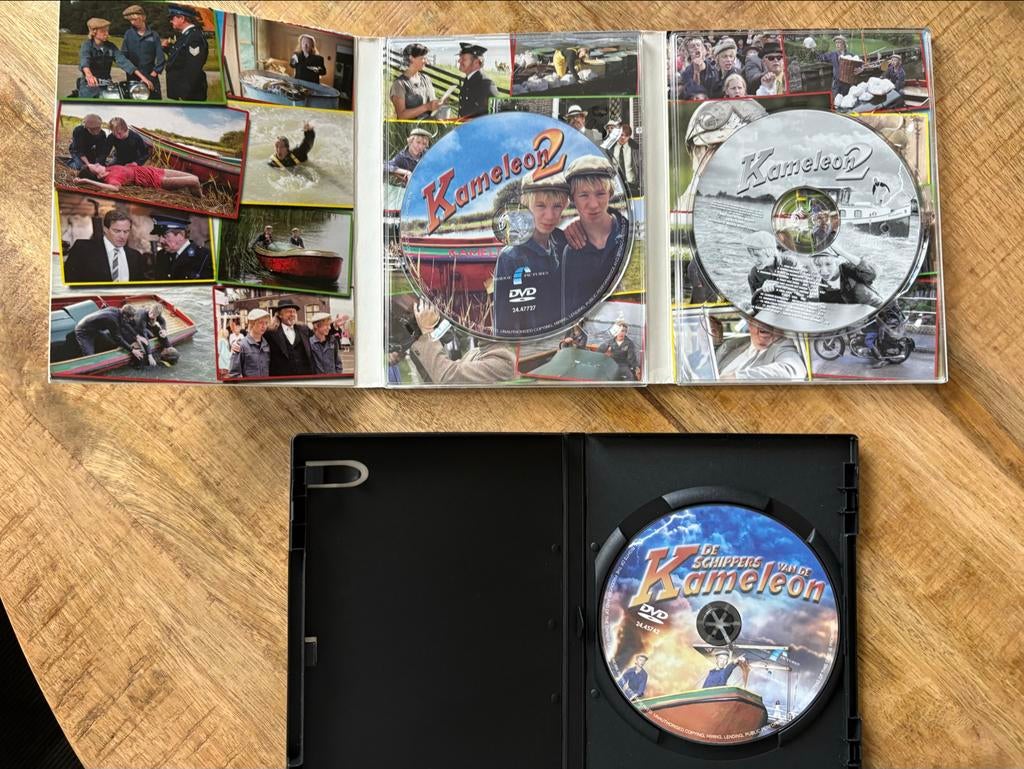 De Schippers van de Kameleon en Kameleon 2 DVD's, Cd's en Dvd's, Dvd's | Kinderen en Jeugd, Avontuur, Gebruikt, Alle leeftijden