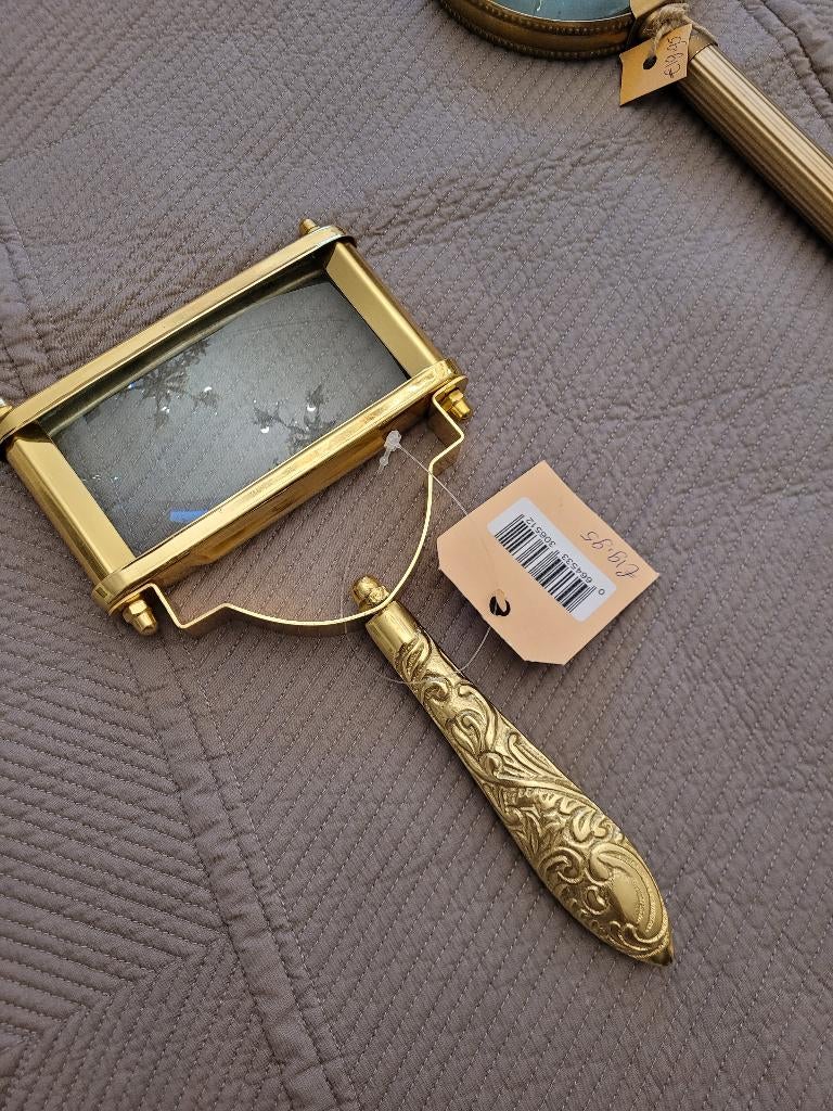 Sierlijke hand gemaakte loep vergrootglas, Heikant 21 Kaatsheuvel, Vergrootglas of Loep, Belle Vieille Brocante, Nieuw