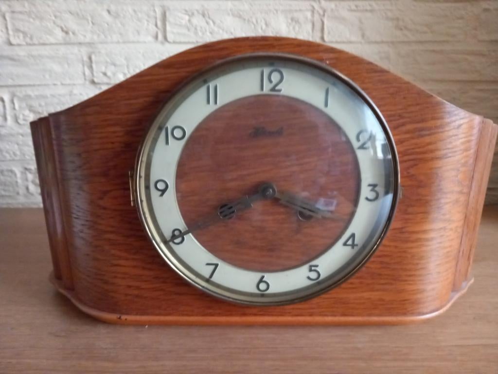 Originele Hermle mantelklok, Ophalen of Verzenden