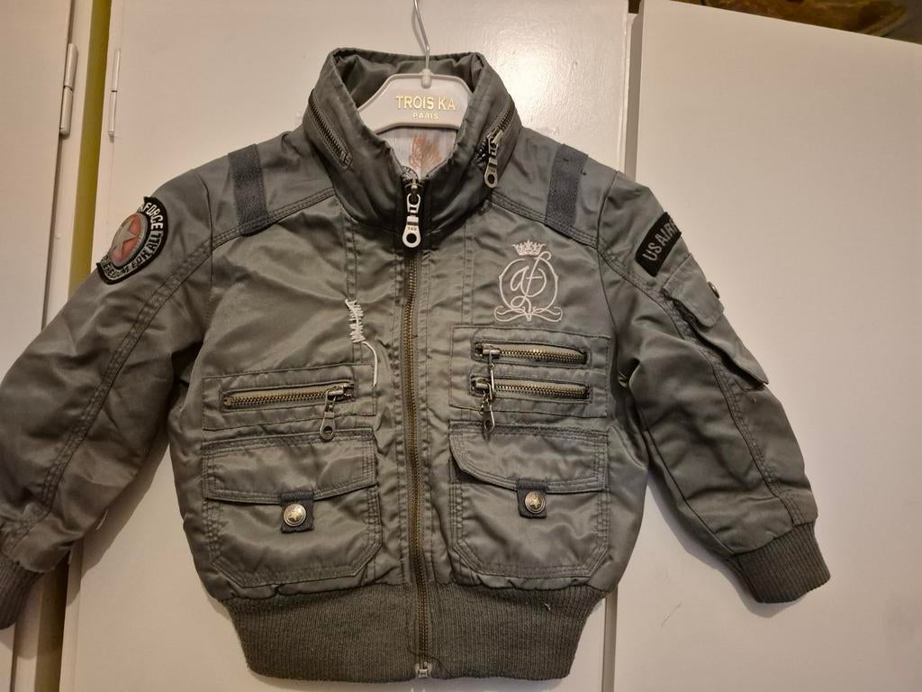 AirForce Jack jongens maat 3. Plus AirForce tshirt mt 4, Jongen of Meisje, Ophalen of Verzenden, Zo goed als nieuw, Airforce