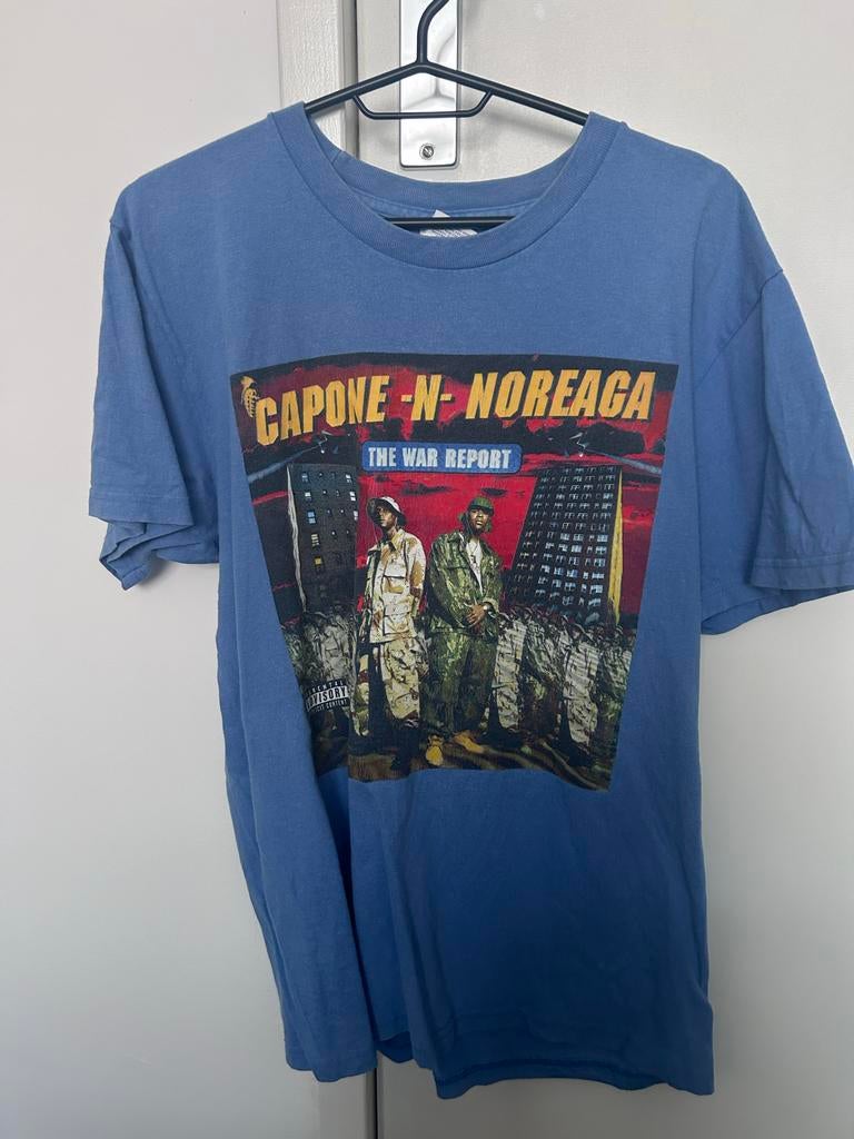 Supreme Capone-N-Noreaga T-shirt Maat M, Ophalen of Verzenden, Zo goed als nieuw, Maat 48/50 (M), Blauw