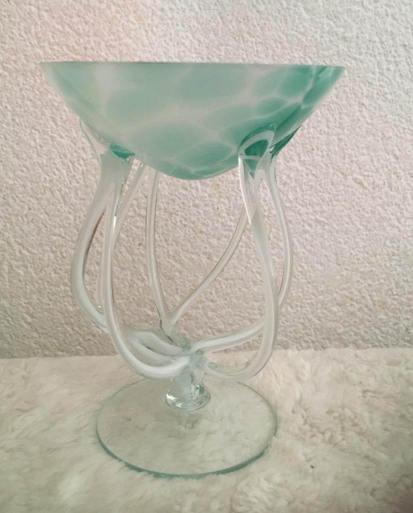 Glaskunst Octopus Jozefina Glassworks Krosno, Polen, Ophalen of Verzenden