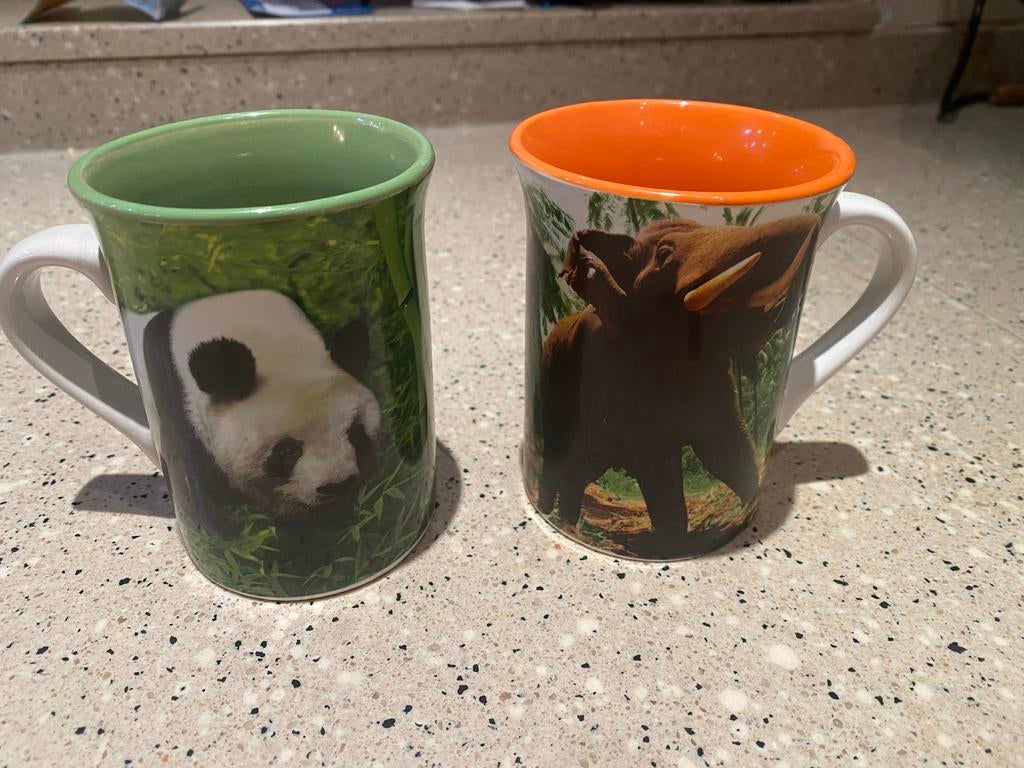 WWF Mokken - Panda & Olifant, Ophalen of Verzenden, Gebruikt