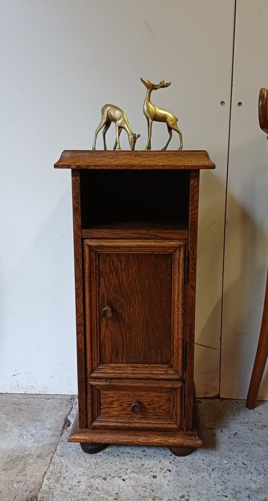 Vintage hoog kastje telefoonkastje halkastje, Ophalen of Verzenden