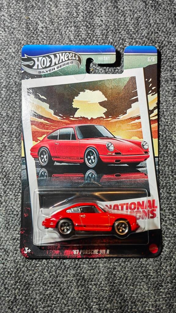 Hot Wheels '67 Porsche 911 R - Zilver Serie, Ophalen of Verzenden, Nieuw, Auto