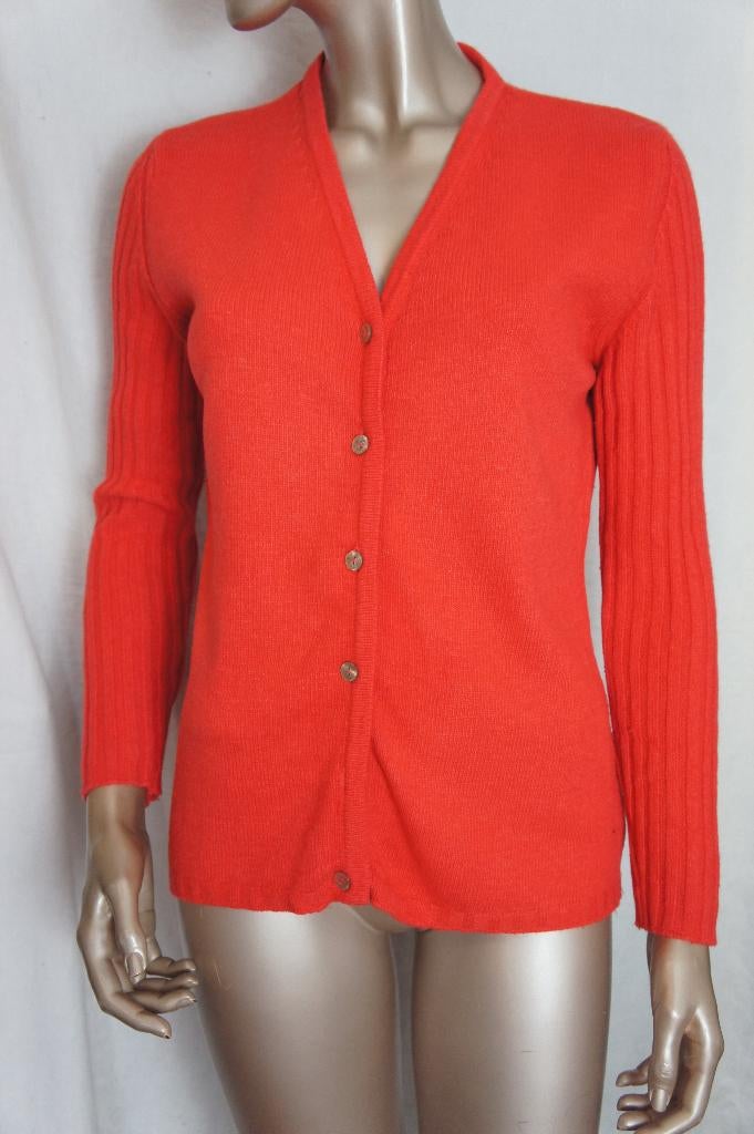 BIBA pariscop vest maat 1 (36/38) LANA ANGORA CASHMERE, Ophalen of Verzenden, Zo goed als nieuw, Maat 36 (S), Rood